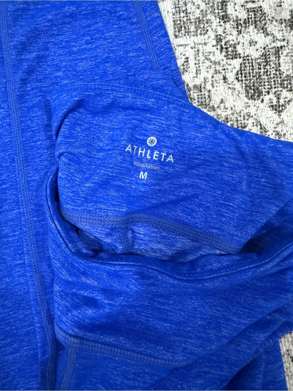 Athleta Chaturanga High-Rise Leggings – Royal Blue Space Dye -Size M - Picture 2 of 4